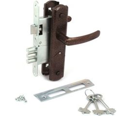 Врезной сувальдный замок AVERS ЗВ9-4-1-4 медь 20749 