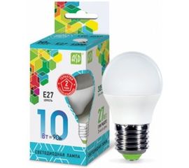 ASD Лампа сд LED-ШАР-std 10Вт 230В Е27 4000К 900Лм 4690612015484 