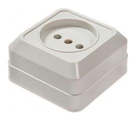 Одноместная накладная розетка ASD BOLLETO белая 7022 4680005959785 