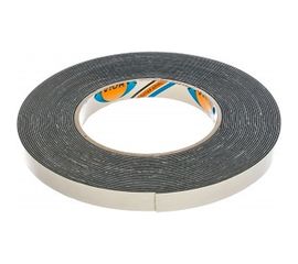 Двусторонняя клейкая лента на вспененной основе AVIORA 12ммх10м, чёрная 302-012 