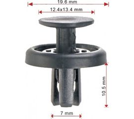 Пистон Avers 10 шт. 9046707215-10 