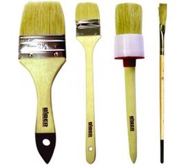 Набор кистей (натуральная щетина) 4шт Biber 31402 тов-115035 