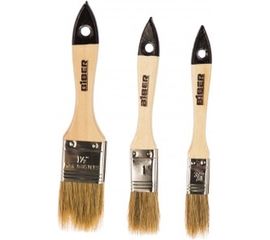 Набор кистей (флейцевые, 3шт., натуральная щетина) Biber 31401 тов-115034 