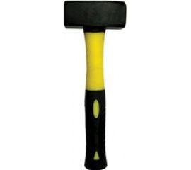 Кованая кувалда с фибергласовой обрезиненной ручкой 2кг Biber Профи 85173 тов-085230 