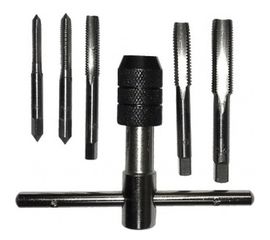 Набор метчиков с быстрозажимным ключом 6шт Berger BG BG06TS 