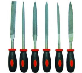 Набор надфилей 150мм с двухкомпонентной ручкой Biber 85311 тов-095626 