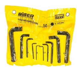 Набор имбусовых ключей 2-14мм Biber 90502 тов-085695 