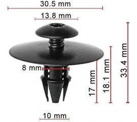Крепеж Avers 10 шт. A0019900192-10 
