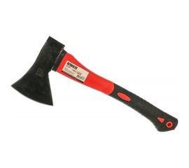 Кованый топор с фибергласовой обрезиненной ручкой, 0.6 кг Biber Профи 85121 тов-085215 