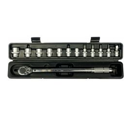 Динамометрический ключ с набором головок Berger BG-13STW, 1/2", 28-210Нм 