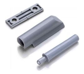 Амортизатор для плавного закрывания двери Brante серый со скрытым креплением 112932 