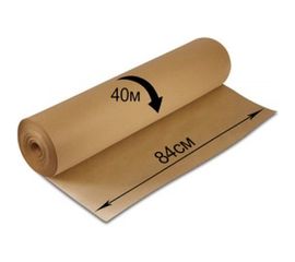 Крафт-бумага в рулоне, 840 мм х 40 м, плотность 78 г/м2, BRAUBERG 440146 