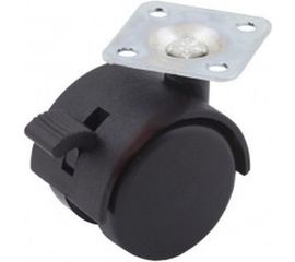 Колёсная опора на площадке Brante 50 мм со стопором 102103 