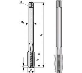 Метчик, машинный HSSE M 4 шаг 0.7 мм Bucovice Tools 194040 