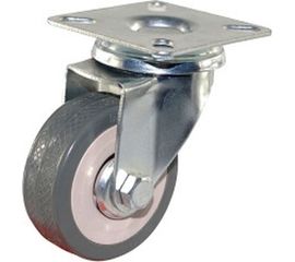 Поворотное колесо Brante 50 мм серая резина 33050 104401 