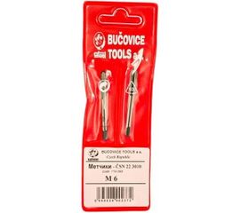 Набор метчиков из 2-х шт. M 6 шаг 1.0 мм Bucovice Tools 110060 