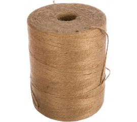 Шпагат джутовый банковский, полированный, длина 1200 м, диаметр 1,8 мм, линейная плотность BRAUBERG 600396 