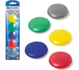 Магниты, 40 мм, 5 шт. BRAUBERG 231730 