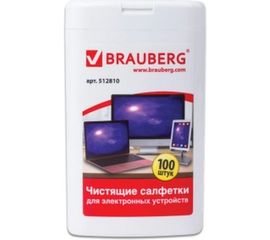 Чистящие салфетки для ноутбуков и оптических поверхностей BRAUBERG 512810 
