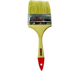 Кисть Эконом (флейцевая, натуральная щетина, деревянная рукоятка) 63мм Biber 31114 тов-001969 