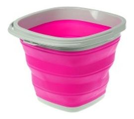 Складное ведро BRADEX квадратное, 10л, розовое TD 0556 