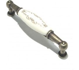 Ручка-скоба Brante FF Н0035426 96 мм. золотой орнамент 606527 