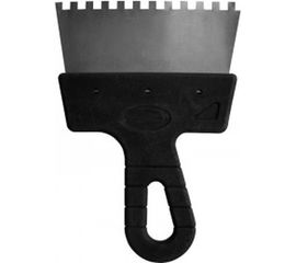 Фасадный зубчатый шпатель (350 мм, нержавеющая сталь, 8 мм) Biber 35234 тов-169785 