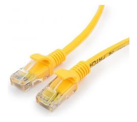 Патч-корд Cablexpert UTP PP12-15M/Y кат.5e, 15м, литой, многожильный жёлтый PP12-15M/Y 