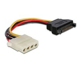 Кабель питания Cablexpert SATA 15см, sata 15pin/molex 4pin, пакет CC-SATA-PS-M 