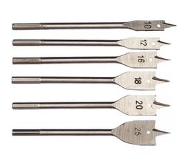 Набор сверл по дереву перовых (6 шт; 10-25 мм) Biber 71106 тов-041970 