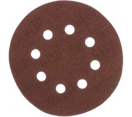 Круг абразивный с перфорацией (5 шт; 125 мм; Р120; Velcro; 8 отв) Biber 70685 тов-165725 