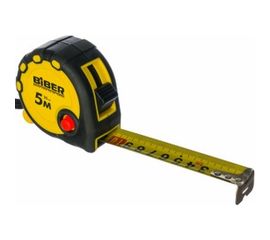Рулетка (обрезиненный корпус, 5 м х 25 мм) Biber STANDART 40093 тов-173012 