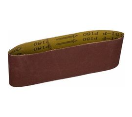 Лента бесконечная (3 шт; 75х533 мм; P180) для ленточных шлифовальных машин Biber 70347 тов-157927 
