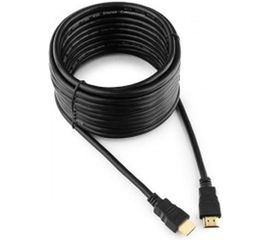 Кабель Cablexpert HDMI v2.0, 19M/19M, 7.5м, черный, позолоченные разъемы, экран, пакет CC-HDMI4-7.5M 
