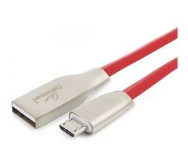 Кабель Cablexpert USB 2.0 AM/microB, серия Gold, длина 1.8 м, красный, блистер, CC-G-mUSB01R-1.8M 