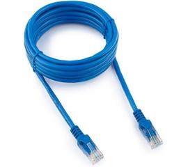 Патч-корд Cablexpert UTP PP12-3M/B кат.5e, 3м, литой, многожильный синий PP12-3M/B 