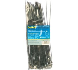 Хомут стяжка DolleX 3х200, нейлоновая, уп. 100 шт. черный SN-320 