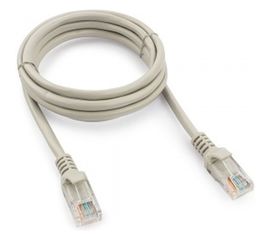 Патч-корд Cablexpert UTP PP12-1.5M кат.5e, 1.5м, литой, многожильный серый PP12-1.5M 