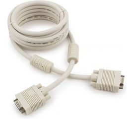 Кабель VGA Premium Cablexpert, 15M/15M, 3.0м, двойная экранировка, ферритовые кольца, пакет CC-PPVGA-10 