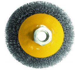 Щетка крацовка дисковая (100 мм; М14) для УШМ Biber 70972 тов-076219 