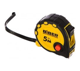 Рулетка (обрезиненный корпус, 5 м х 19 мм) Biber STANDART 40092 тов-173011 