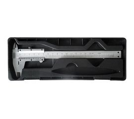 Металлический нержавеющий штангенциркуль в пластиковом кейсе 150 мм/0.02 мм FIT IT 19844 