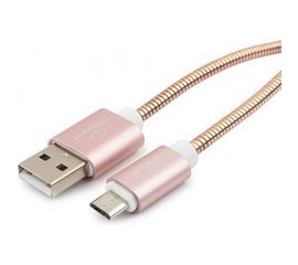 Кабель Cablexpert USB 2.0 AM/microB, серия Gold, длина 0.5 м, золото, блистер, CC-G-mUSB02Cu-0.5M 