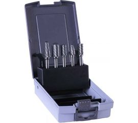 Набор из 5 твердосплавных борфрез с хвостовиком 6 мм Euroboor RBS.105 