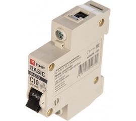 Автоматический однополюсный выключатель EKF 10А С ВА47-29 4.5кА 1450475 