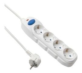 Сетевой удлинитель с выключателем, с заземлением и с защитой от детей 5 метров Electraline 62166 