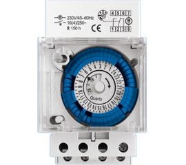 Таймер duwi механический, суточный на DIN-рейку, 30мин, 16А/3680Вт 25805 6 