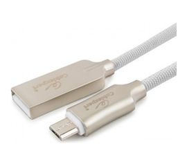 Кабель Cablexpert USB 2.0 AM/microB, длина 1.8м, белый CC-P-mUSB02W-1.8M 