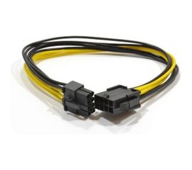 Удлинитель кабеля питания Cablexpert PCI-Express 6+2pin M/ PCI-Express 6+2pin F 30см CC-PSU-84 