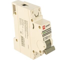 Автоматический однополюсный выключатель EKF 10А С ВА47-63 4.5кА PROxima 3784384 